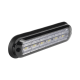 Luz Auxiliar Ultra Brillante  IP67 de 6 LEDs, Color Ambar/Claro, con mica transparente y bisel negro