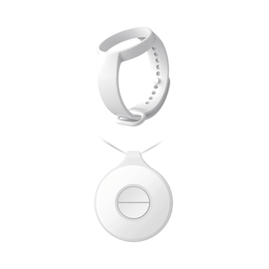 (AX PRO) Botón de Pánico Doble Inalámbrico Portátil HIKVISION / IP54 / Indicador LED + (AX PRO) Pulsera para Botón de Pánico Portátil