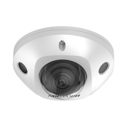 Mini Domo IP 6 Megapixel / Lente 2.8 mm / 30mts IR EXIR / Micrófono Integrado / Exterior IP67 / IK08 / PoE / DARKFIGHTER / Alarmas y Audio I/O / ONVIF / Micro SD / 4 Analíticos: AcuSense, Deteccion Facial, Conteo de Personas por Cruce y Zona