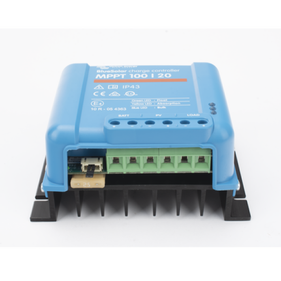 BlueSolar MPPT 100/20. Controlador Solar MPPT 20A, Voltaje Selección Automática: 12/24/48 Vcc.