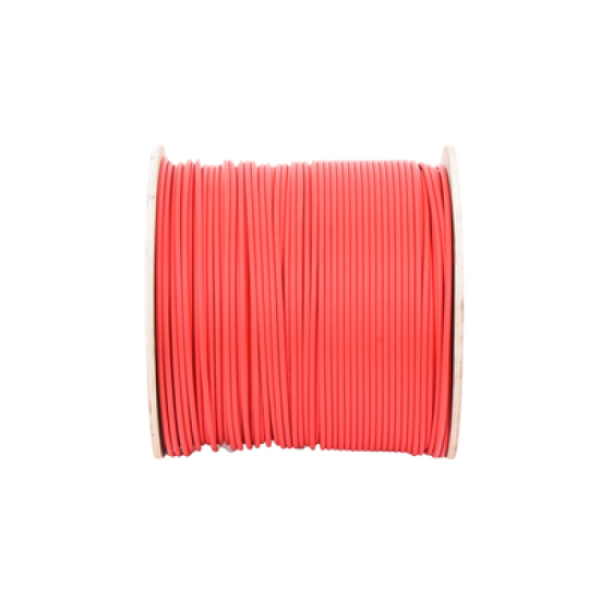 Carrete de 500 Metros / Cable Fotovoltaico Rojo  / Material COBRE / 6mm² (10AWG) / 2000 Vcc