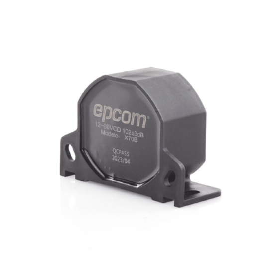 Alarma de Reversa Vehicular Profesional, 12-80 Vcc, 105±3dB