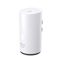 Router Inalámbrico MESH Exterior para Hogar / Doble Banda Wi-Fi 6 AX3000 Mbps / 2 Puerto Gigabit WAN/LAN / Puertos PoE 802.3 af/at Entrada / 2 Antenas Internas / Protección IP65 / Administración Mediante la App Deco (iOS, Android) 