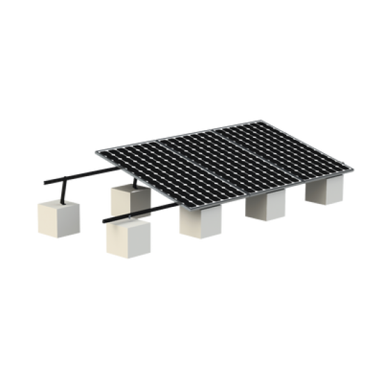 Montaje para Panel Solar, Riel 