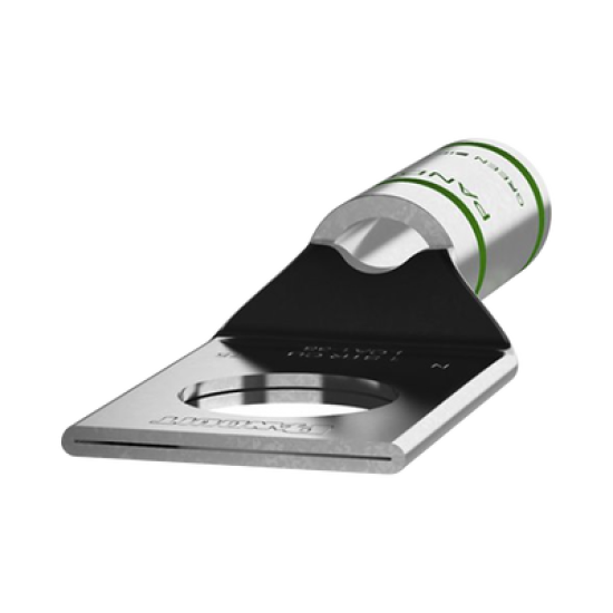 Terminal de Compresión de Cobre con Orificio 3/8 in, para Cable 1 AWG. 20 Piezas