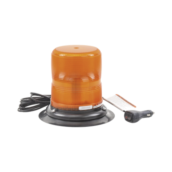 Baliza LED color ámbar con montaje magnético de succión DE 7