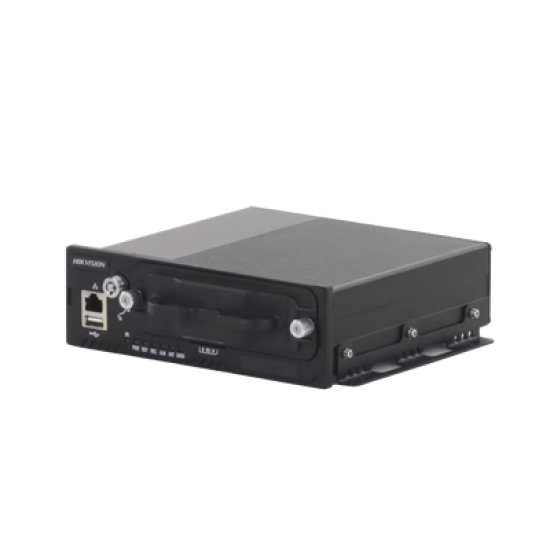 DVR Móvil 1080p (2 Megapixel) / 4 Canales TURBO / Sensor G / Compatible IA / Soporta 2 HDD / Alarmas I/O / Salida de Video / Incluye 1 SSD de 1 TB