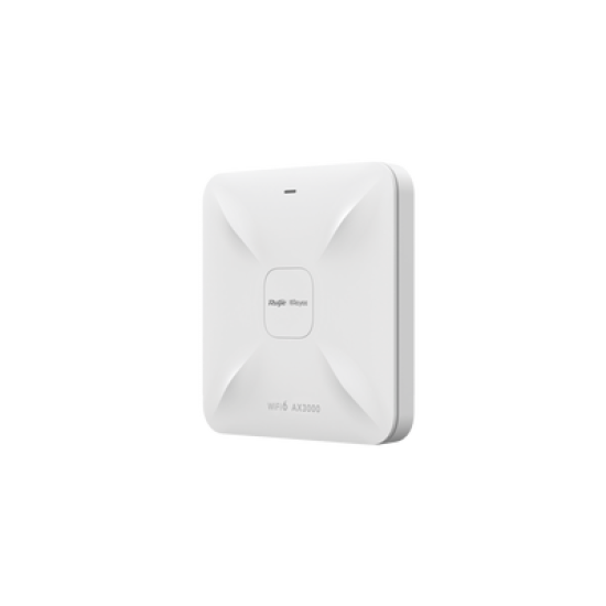 Punto de Acceso Wi-Fi 6 para Interior, se Instala en Techo o Pared, hasta 512 Usuarios y 2.97 Gbps, Doble Banda 802.11ax MU-MIMO 2x2