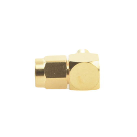 Conector SMA Macho Inverso de anillo plegable para cable RG-142/U, Oro/Oro/Teflon.