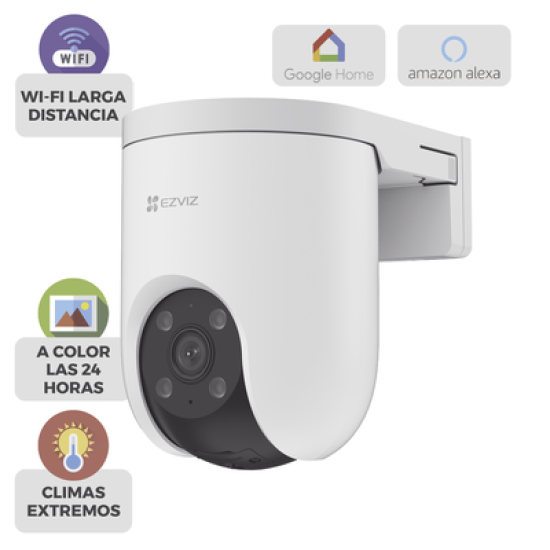 Cámara PT / 3 Megapixel / Lente 4 mm / Visión Nocturna a Color / 4G Multicarrier / Giro 360° / Audio de Dos Vías / Preset / Seguimiento inteligente / Detección Humana