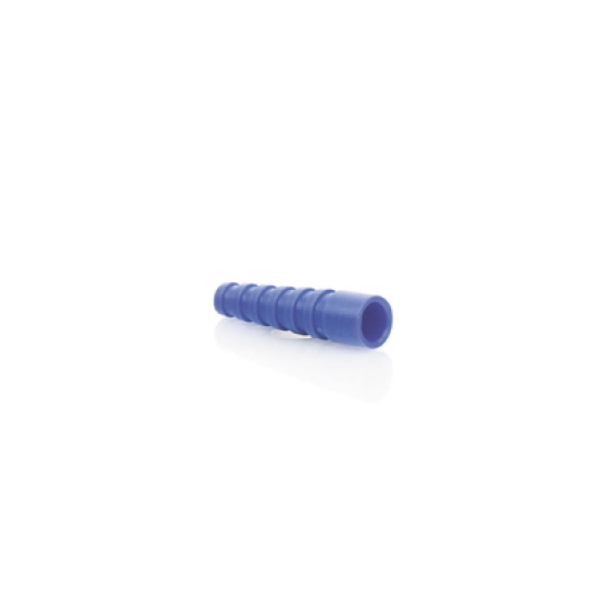 Soporte Azúl de Alivio a Tensión en Conectores y Cables tipo RG-58/U, RG-142/U, LMR-195.