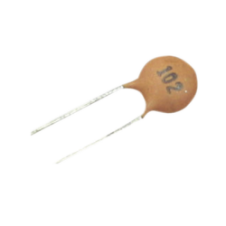 Capacitor de Cerámica de 0.001 uFd, a 50 Volt.