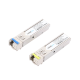 Transceptores Ópticos Industriales Bidireccionales SFP (Mini-Gbic) / Monomodo 1310 & 1550 nm / 1.25 Gbps / 1000BASE-BX / Conector LC/UPC Simplex / DDM / Hasta 5 km / 2 Piezas