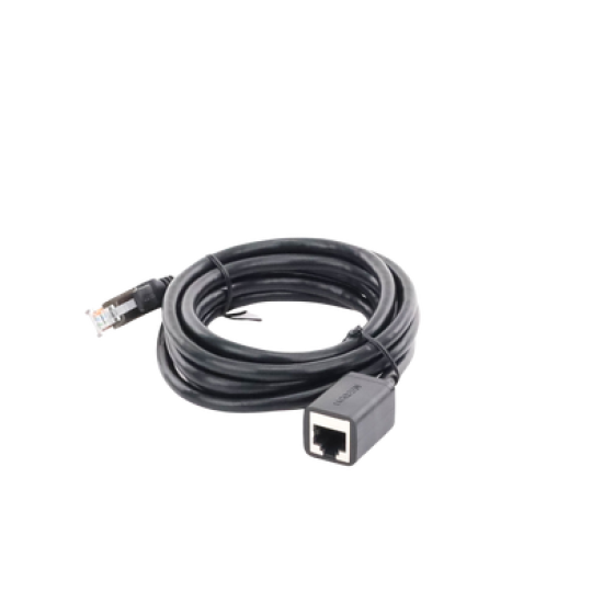 Cable de Extensión Cat6 RJ45 F/UTP / Macho a Hembra / 2m / Método de conexión 568B / Velocidad de transmisión 1000Mbps / Ancho de banda del canal 250MHz / Caja de Cobre / Negro