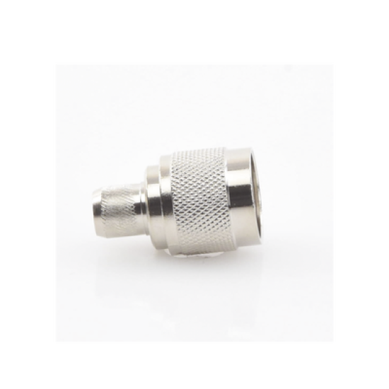 Conector N Macho para 75 Ohm de Anillo Plegable para cable RG-11, Niquel /Oro /Teflón.