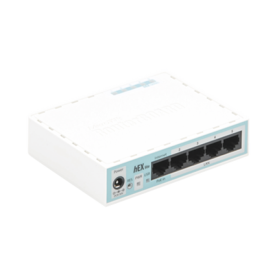 (hEX lite) RouterBoard, 5 Puertos Fast Ethernet
