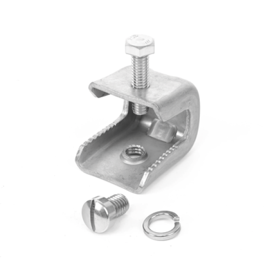 Paquete de 10 Sujetadores Para Instalacion En Angulo Con Orificio de 3/8