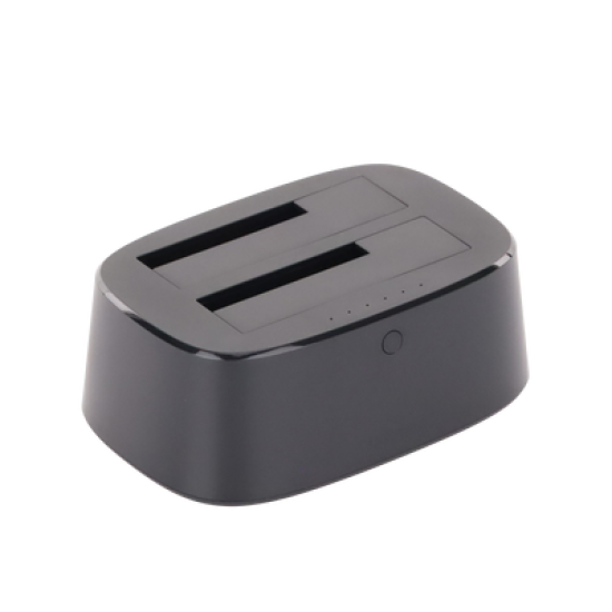 Base USB 3.0 para Disco Duro de Doble Bahía | Soporta Discos SATA de 2.5' & 3.5´ | Soporta discos de 12TB | Compatible con UASP, SATA 3.0 | Con adaptador de corriente 12V3A | Cable USB 1M | Alta Velocidad | Modo Clonación.