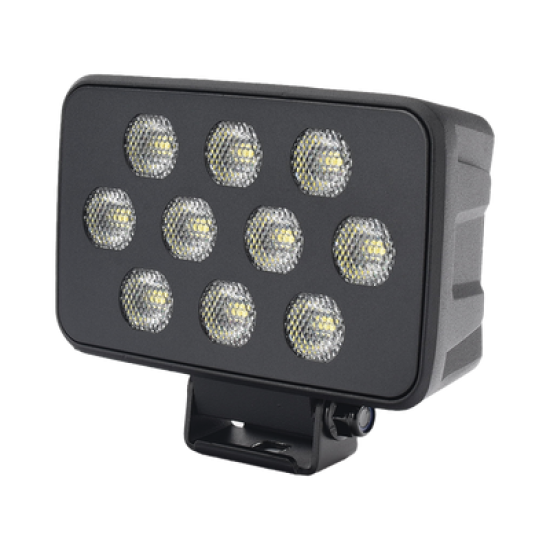 Luz de Trabajo Ultra brillante Cuadrada, 10 LED, 8937 Lúmenes, 12-24 Vcd