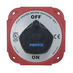 Switch Selector de Batería y Alternador On / Off de Servicio pesado,  para Sistemas Eléctricos Marinos