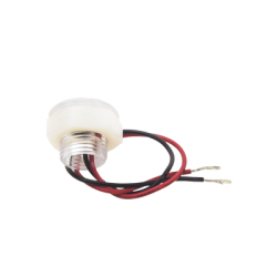 Luz led marina de cortesía serie Newt, emite luz de color blanco de 45 lúmenes, para uso exterior e interior, fabricado bajo norma de protección IP67.