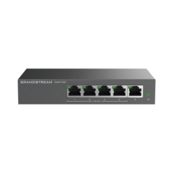 Switch PoE+ Gigabit No Administrable / 5 puertos 10/100/1000 Mbps / 4 puertos PoE+ / hasta 60W