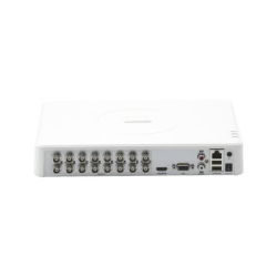 DVR 16 Canales TurboHD + 2 Canales IP / 2 Megapixel (1080p) Lite / Acusense Lite (Evita Falsas Alarmas) / Audio por Coaxitron / 1 Bahía de Disco Duro / H.265+ / Salida de Video Full HD