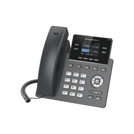 Teléfono IP Grado Operador, 4 líneas SIP con 2 cuentas, pantalla a color 2.4