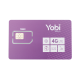 SIM SYSCOM 10GB mensual para dispositivos móviles 3G/4G (YOBI) 1 año de servicio (solo datos)