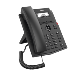 Teléfono IP WiFi empresarial para 2 líneas SIP con pantalla LCD, Códec Opus, conferencia de 6 vías.