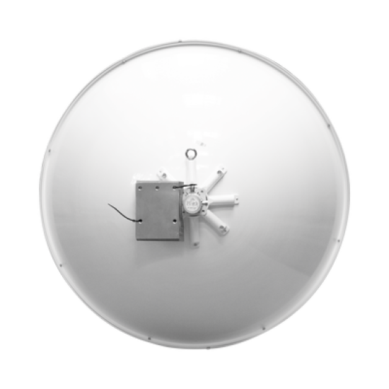 Antena Direccional de Alto Rendimiento/ Parábola profunda para mayor aislamiento al ruido  / 3 ft / 4.9 a 6.1 GHz / Ganancia de 32 dBi / Soporte de acero inoxidable / polaridad en 90 ° y 45 ° / Incluye montaje.