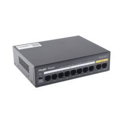 Switch PoE+ con 10 Puertos 10/100 Mbps / 110 W / Carcasa de Acero / No Administrable