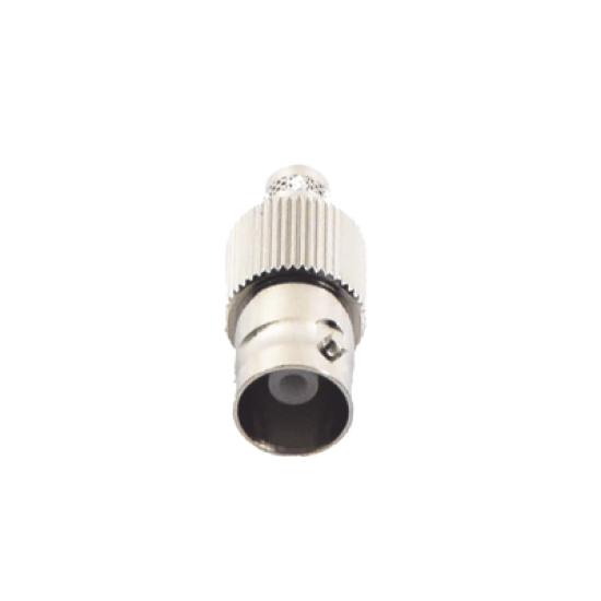 Conector BNC Hembra de Anillo para Cables RG-8/X, LMR-240, 9258, Níquel/ Oro/ Delrin.