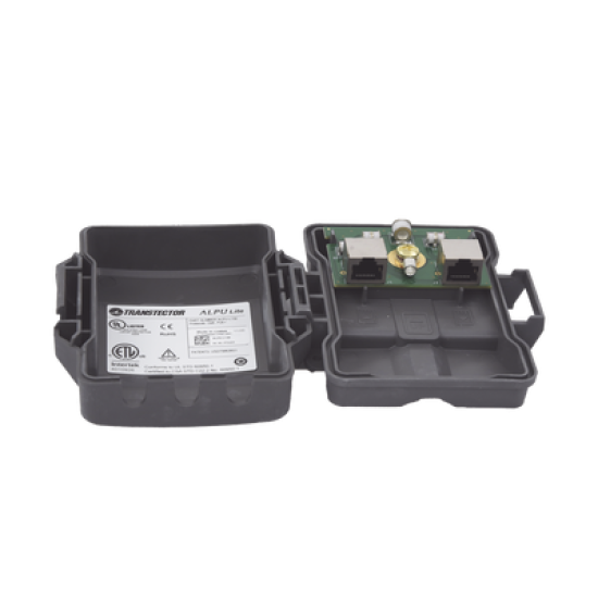 Protector PoE Contra Descargas Atmosféricas Ideal Para Enlaces Inalámbricos Gigabit y Cámaras IP Con Tecnología Tubo Descarga De Gas