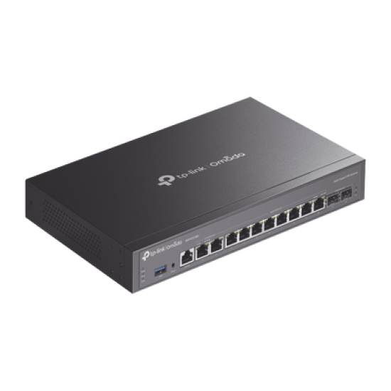 Router Omada VPN / SDN Multi-WAN Gigabit / 2 Puertos WAN/LAN RJ45 2.5 Gigabit / 8 Puertos WAN/LAN RJ45 Gigabit / 2 Puertos WAN/LAN SFP Gigabit / 1,000,000 Sesiones Concurrentes / Administración Centralizada Omada o Stand-Alone