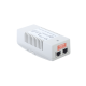 Inyector POE para Aplicación Solar, Entrada 18-36 Vcc, Salida en 56 Vcc, 802.3 af/at, 10/100/1000 Mbps, Hasta 35 Watts