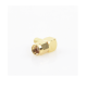 Conector SMA Macho Inverso en Ángulo Recto de Anillo Plegable para Cables RG-58/U, RG-142/U, Oro/ Oro/ Teflón.