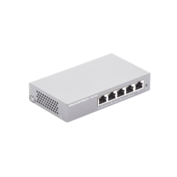 Switch PoE+ Gigabit No Administrable / 5 puertos 10/100/1000 Mbps / 4 puertos PoE+ / hasta 60W