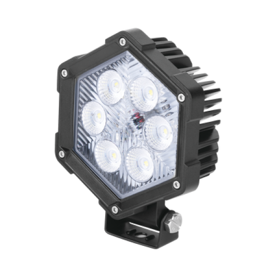 Luz de Trabajo Ultra brillante, 6 Led, 2200 Lumenes, 30 watts, 12-24 Vcc