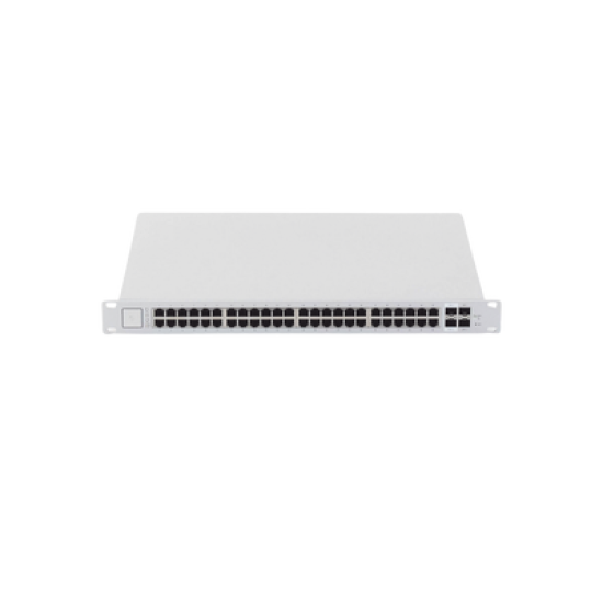UniFi Switch PoE+/ Pasivo 24V, Administrable de 48 puertos 10/100/1000 Mbps, 2 puertos SFP Gigabit , 2 puertos SFP+ 10 G, 500W