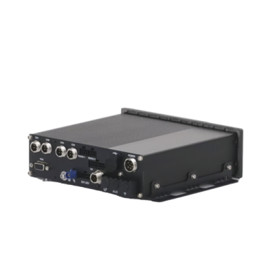 DVR Móvil 1080p (2 Megapixel) / 4 Canales TURBO / Sensor G / Compatible IA / Soporta 2 HDD / Alarmas I/O / Salida de Video / Incluye 1 SSD de 1 TB