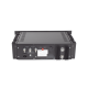 Fuente de poder  13.8Vcc, 35A, lineal regulada con circuito cargador de baterías, para instalación en rack