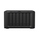Servidor NAS de 6 Bahías (Expandible a 16 Bahías) / Hasta 288 TB / 4 GB RAM / Servicio Nube Gratis (P2P) / Administración Remota y Respaldo Programado