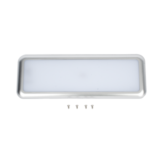 Luz LED Rectangular para interiores, 48 LED, 12-24 Vcd, 1392 lúmenes