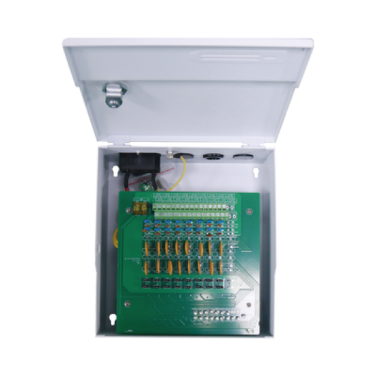 Fuente de Poder / Entrada: 100-240 Vca / Salida: 24 Vca / 20 Amperes / 16 canales