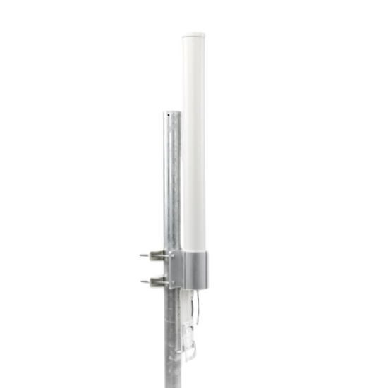 Antena omnidireccional, potente cobertura de 360°, doble polaridad MIMO 2x2, frecuencia 2 GHz (2.35-2.55 GHz) de 10 dBi