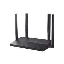 Router WiFi 6 AX 1500 Mbps / MU-MIMO 2X2 y OFDMA / 1 Puerto WAN 10/100/1000 Mbps / 3 Puertos LAN 10/100/1000 Mbps / 4 Antenas Beamforming / Seguridad WiFi WPA3