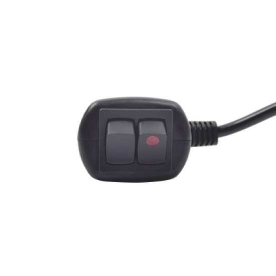 Burbuja LED giratoria de color ámbar, 9 LEDs, montaje magnético