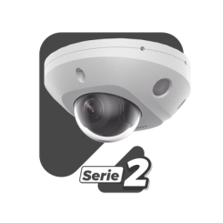 [Dual Light + 2 Micrófonos Integrados] Mini Domo IP 4 Megapixel / Lente 2.8 mm / 30 mts Luz Blanca + 30 mts IR / ACUSENSE / Exterior IP67 / IK8 /  WDR 120 dB / PoE / ONVIF / MicroSD / ACUSEARCH