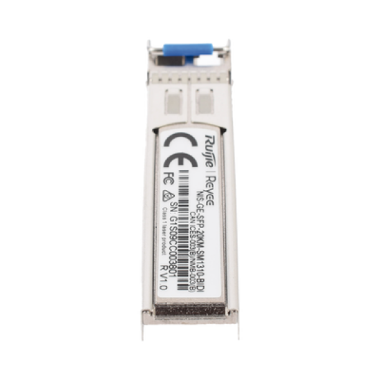 Transceptor Industrial BIDI Monomodo SFP 1G (Lado A), hasta 20 Kilómetros, TX 1310 / RX 1550, soporta Temperaturas de -40° a 85° C